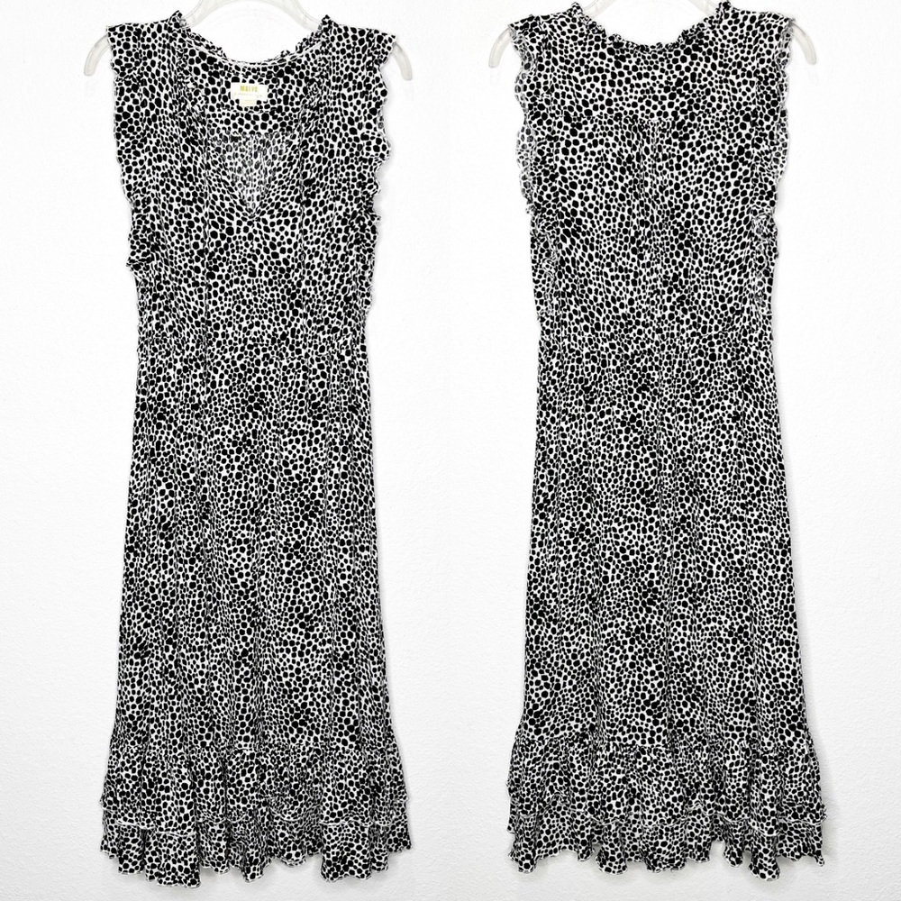 New Maeve Ruby Ruffled Mini Dotted Dress - Picture 5 of 14